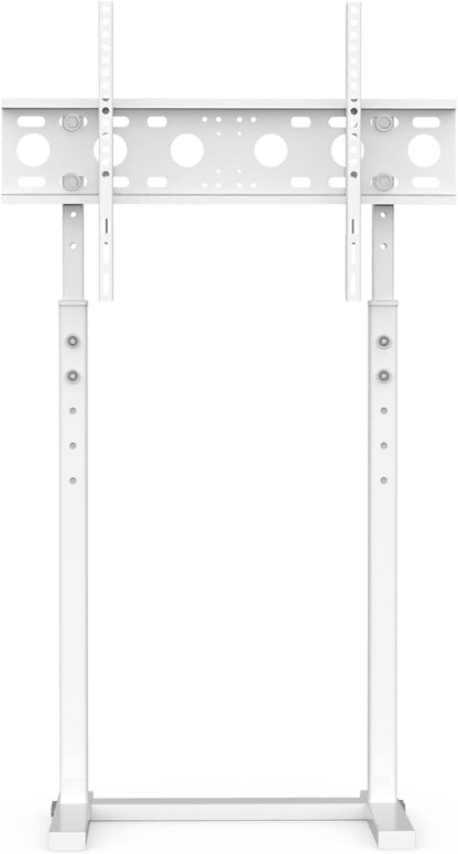 Chulovs 32-65 Inch TV Floor Bracket: Floor TV Stand with Mount Space Saving Height Adjustable Corner TV Mount Tall TV Stand for Flat Panel LED LCD Screens Holds up to 40 KG Max VESA 600x400mm